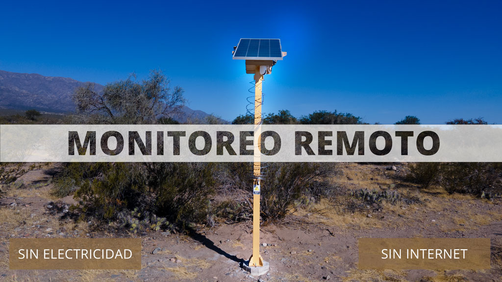 Cámara de seguridad sin WiFi con tarjeta SIM 4g solar